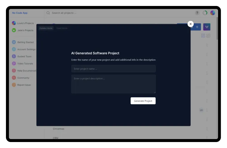 AI NLP custom software assistant screenshot AI NLP custom software assistant screenshot