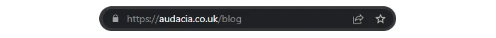 Padlock in browser address bar Padlock in browser address bar