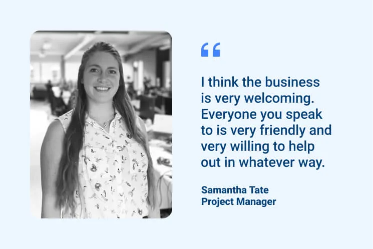 Team Stories: Samantha Tate, Project Manager