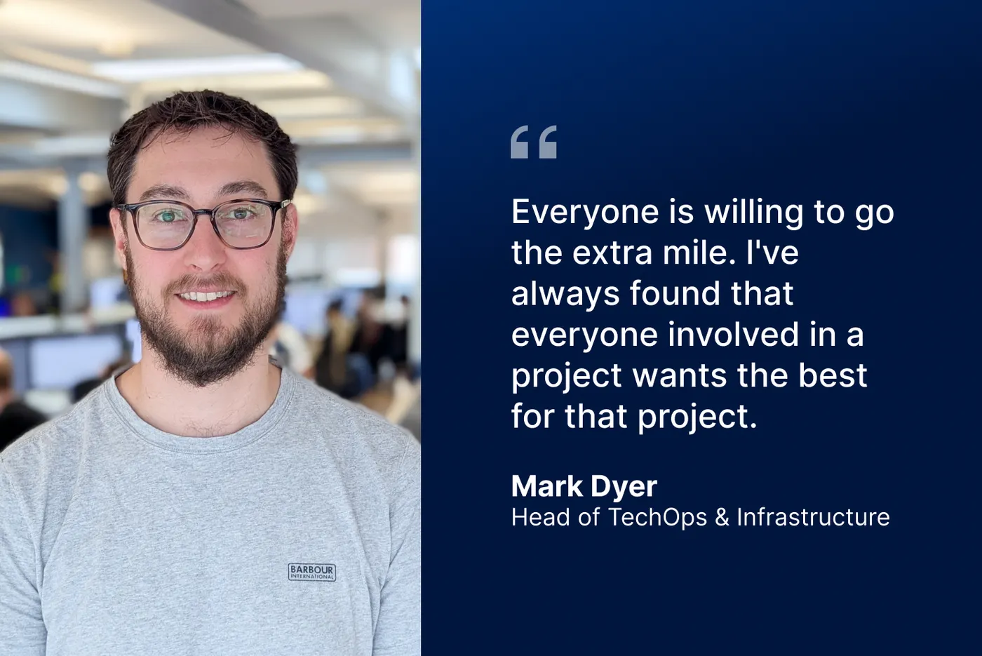 Team Stories: Mark Dyer, Head of TechOps and Infrastructure