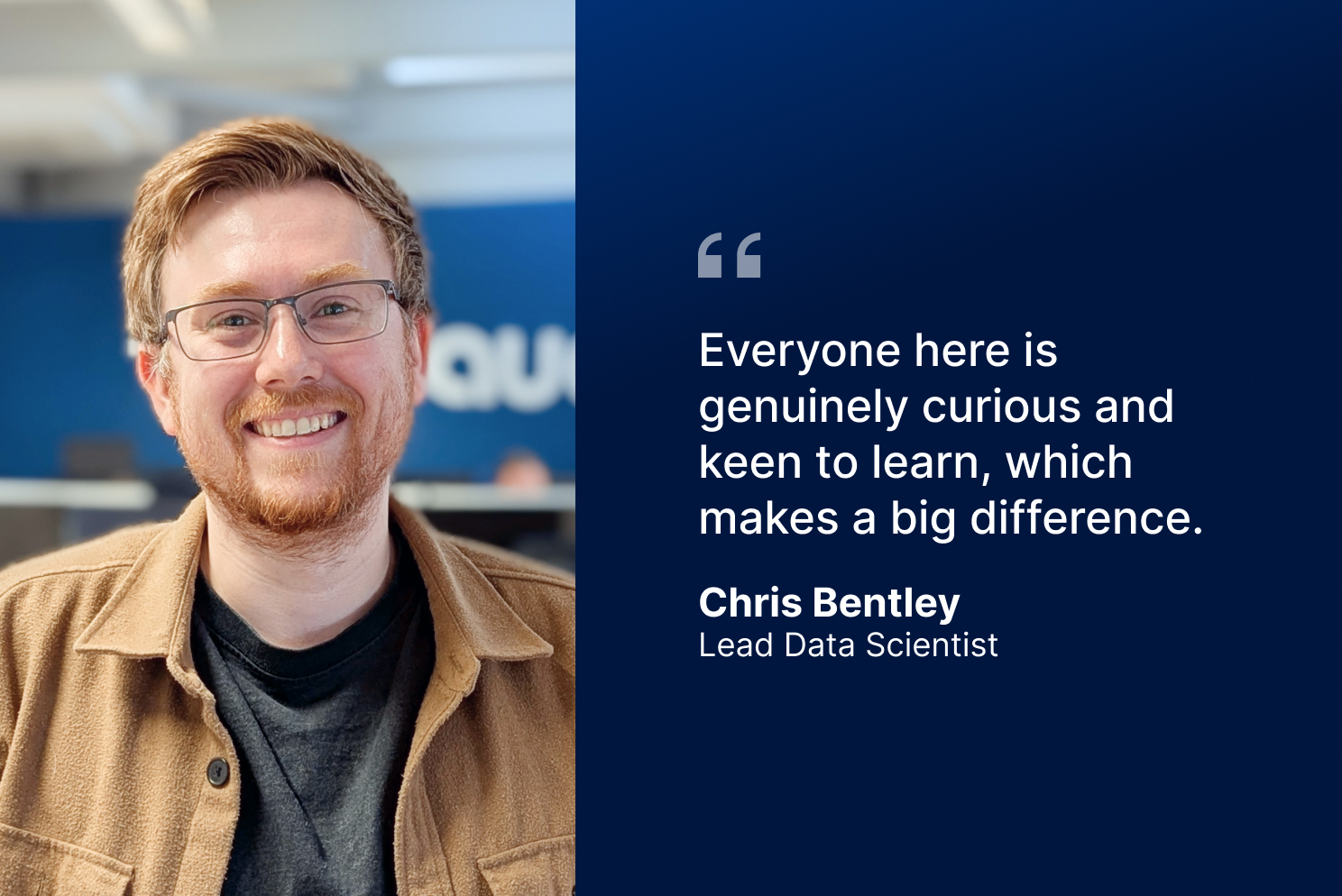 Team Stories: Chris Bentley, Lead Data Scientist 
