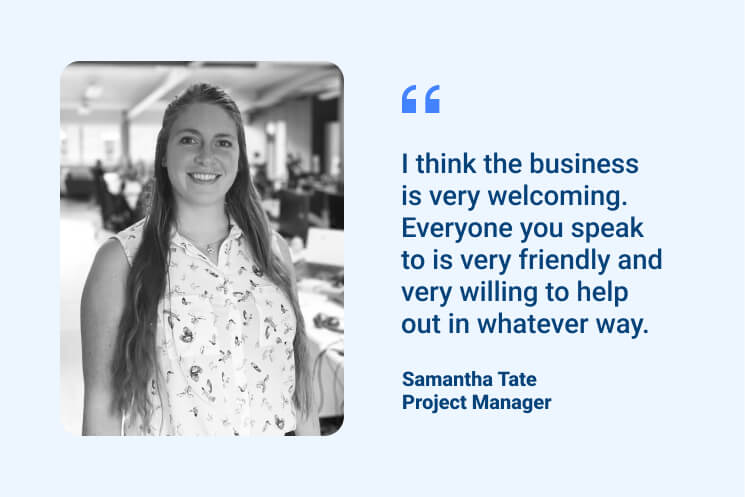 Team Stories: Samantha Tate, Project Manager 
